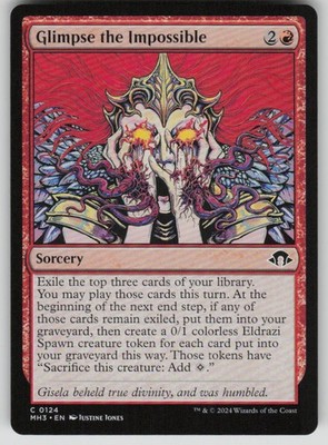 Glimpse the Impossible Common Modern Horizons 3 124 MTG Near Mint 2024