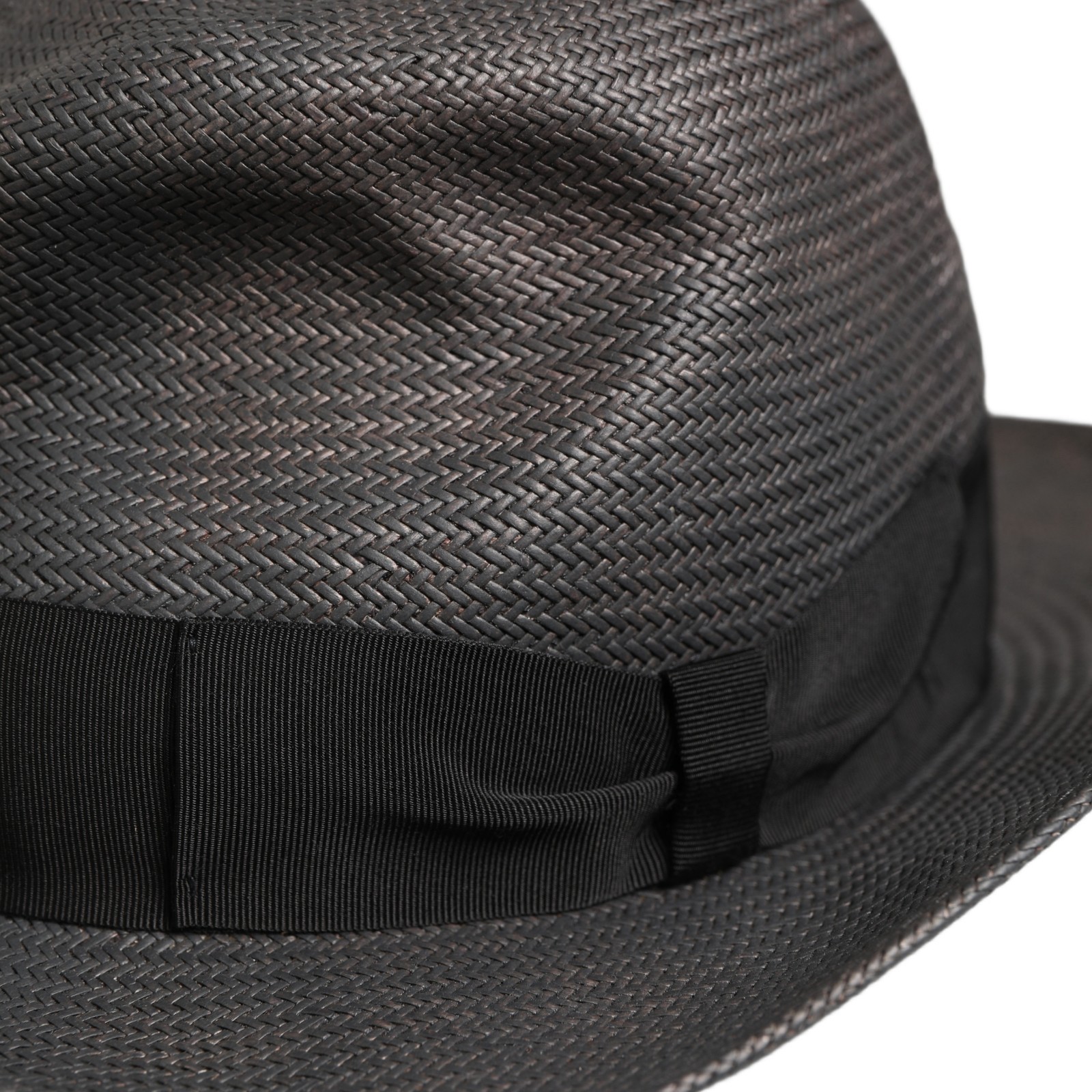 DOLCE & GABBANA Hat Men Gray Paper Woven Wide Brim Fedora s. 59 / L RRP 280usd image 5