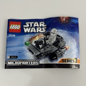 Lego 75126 First Order Snowspeeder Star Wars Set 100% Complete