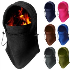 Winter Fleece Ski Face Mask Balaclava Neck Warm Windproof Mask for Cold Weather