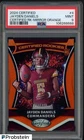 2024 Panini Certified Rookies Mirror Orange #4 Jayden Daniels RC 97/149 PSA 9