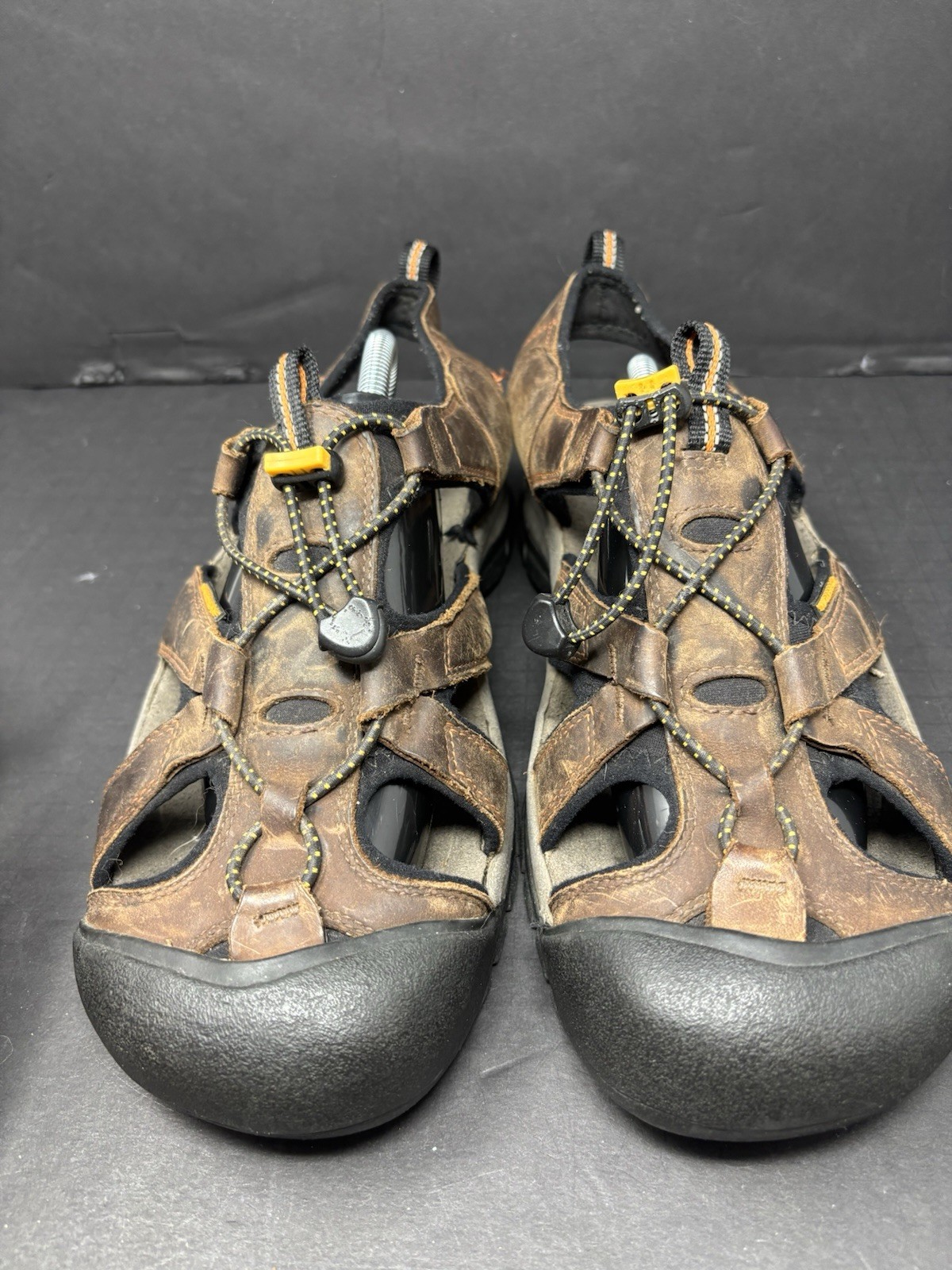 Sandali Keen in pelle marrone da pesca escursionismo uomo 12