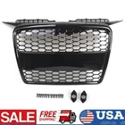 Front Bumper Radiator Grille Grill Black For Audi A3 8P 2004-2008 8P4853651A