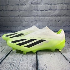 Adidas X Crazyfast.1 Laceless FG Soccer Cleats Green White GY7378 Mens 6 Women 7