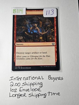  Demolish Your Enemies & Regret Later   MTG Kaladesh #113   NASCAR Power Card!