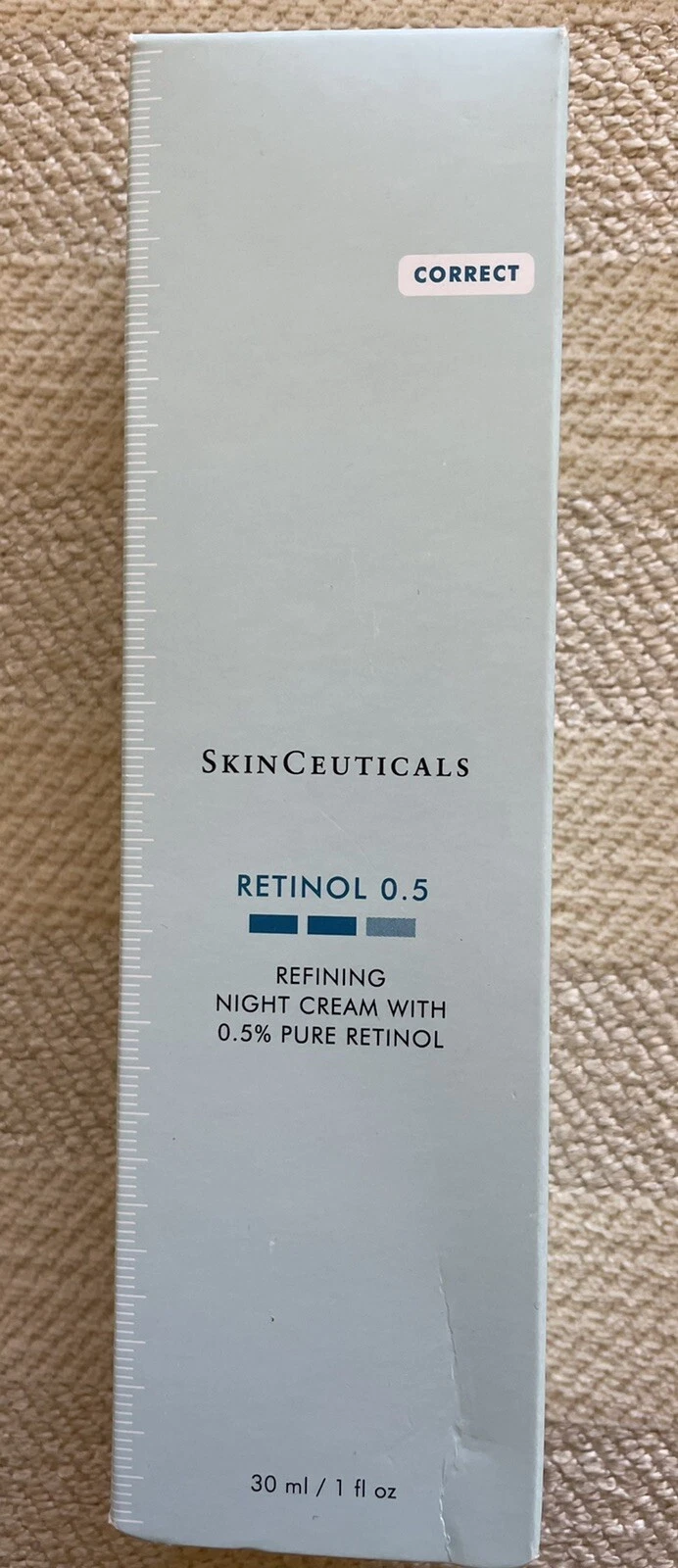 SkinCeuticals Retinol 0.5 Refining Night Cream 0.5% Pure Retinol 1 Oz Sealed Box