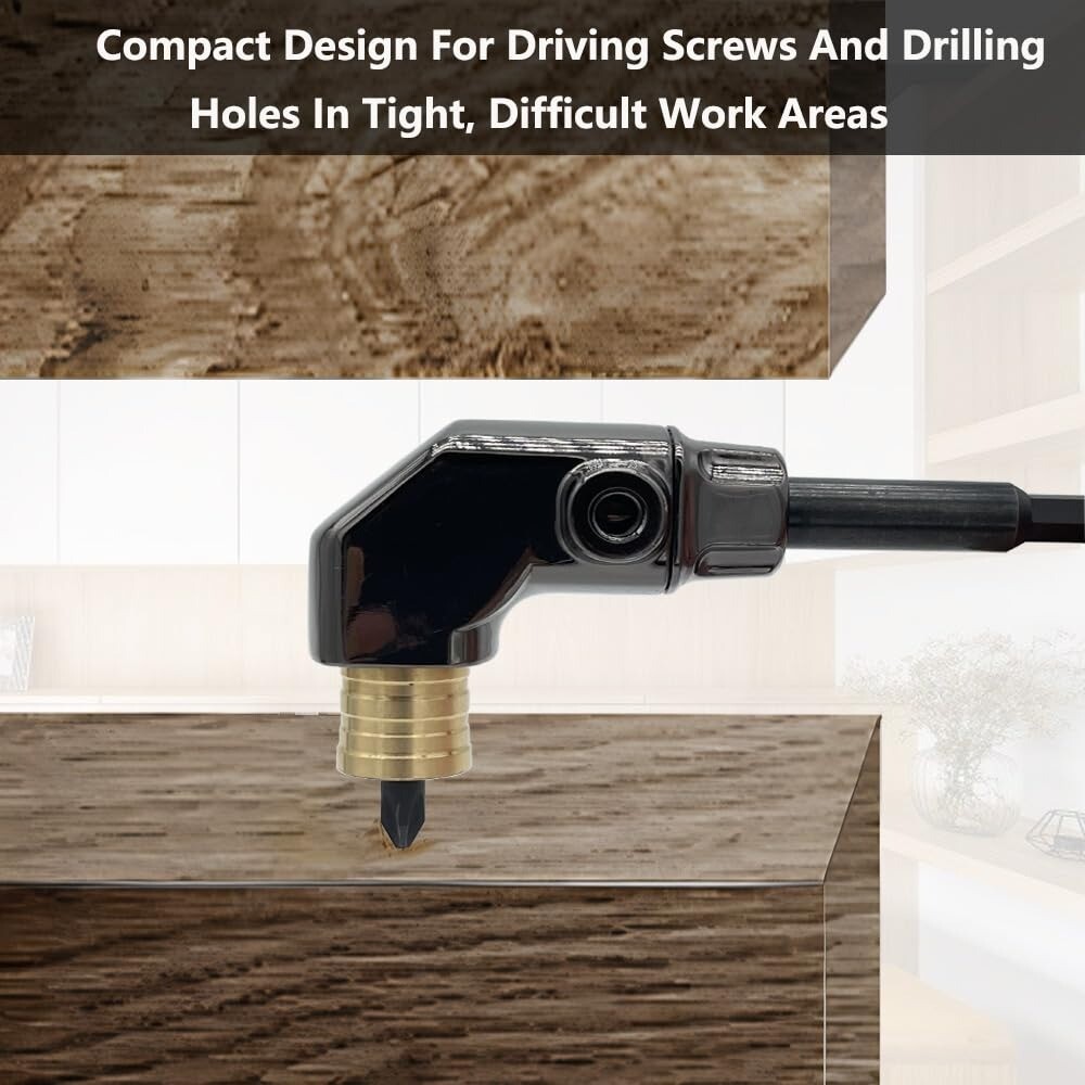 Chromium Vanadium Alloy Steel Right Angle Drill Attachment Worker eBay