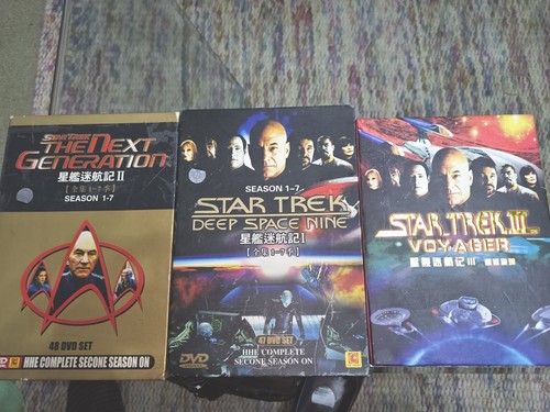 Star Trek X 3 Japanese Box Sets Imports Great Condition 122 Discs In English - Picture 3 of 24