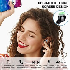 Bluetooth Kopfhörer, IPX8 Bluetooth Kopfhörer in Ear Kabellos, ohne OVP – Bild 2