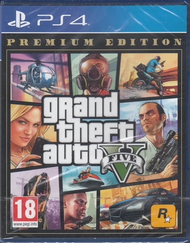 Grand Theft Auto V Premium Edition PS4 Brand New Factory Sealed GTA 5 Rockstar