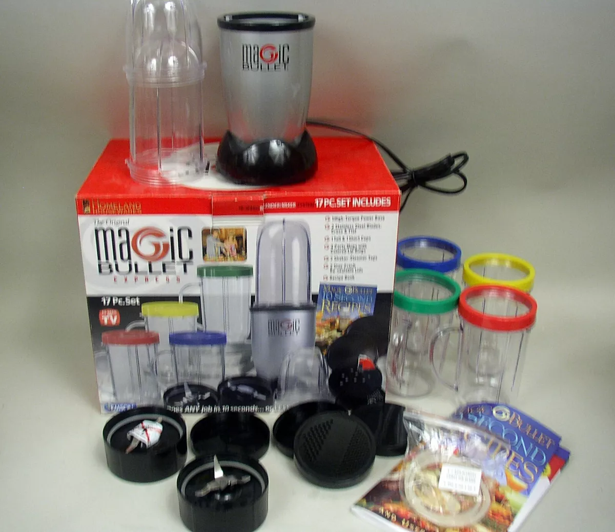  Magic Bullet 17-Piece Set MBR-1701P: Home & Kitchen