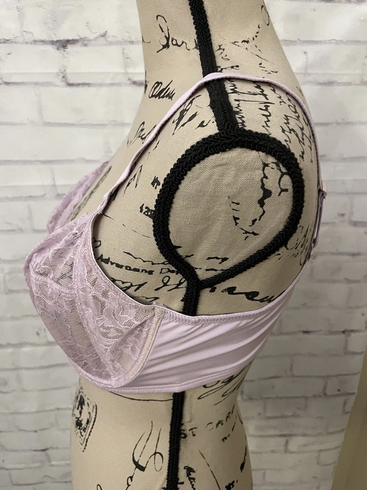 Natori Bra Size 38D Statement Full Fit Purple Lace Unlined Underwire 746211 - Image 2 of 4