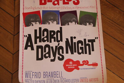 A Hard day's Night B2 Original Poster Japan Beatles Beatles