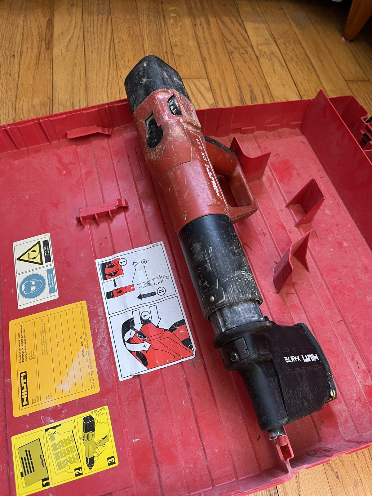 Hilti DX A41 Powder Actuated Concrete Nail Gun w/ MX Magazine DXA41 eBay