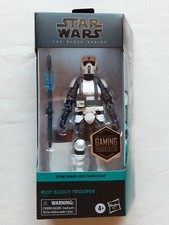 Star Wars 6  RIOT SCOUT TROOPER Black Series Jedi Survivor Gaming Greats NEW