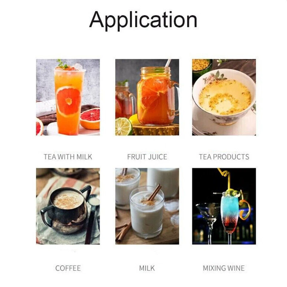 Mezclador de té con leche Boba burbuja 350-1000 ml mezclador de doble marco 120 W Foto 4 de 4