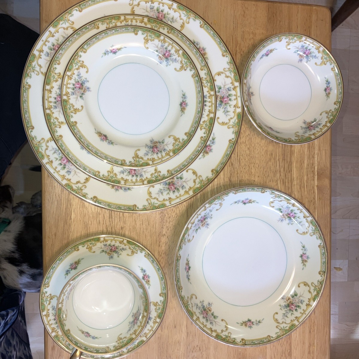 Noritake Joliet Service For Platters, Vegetable Sugar Bowl W