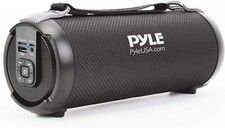 Pyle Wireless Portable Bluetooth Boombox Speaker Rechargeable Loud Stereo System