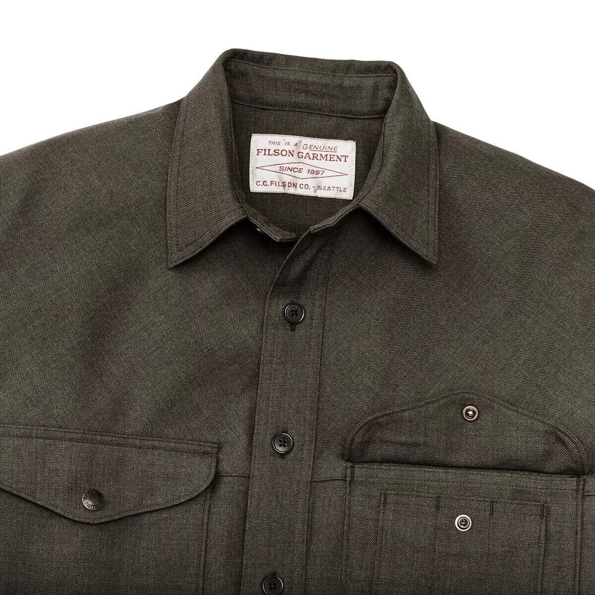 Filson Forestry Cloth Cruising Shirt 20263529 Forest Green Filson Forestry Cloth Cruising Shirt 20263529 Forest Green