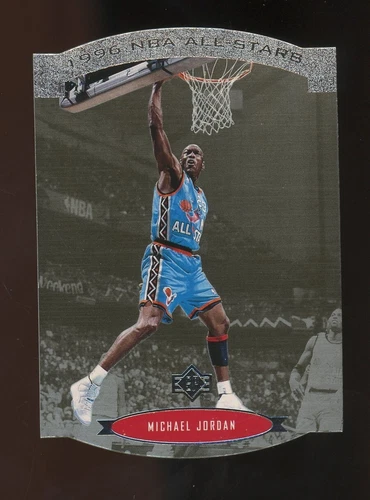 1996 UD SP All-Stars Die-Cut #AS2 Michael Jordan Chicago Bulls HOF