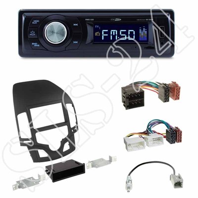 Caliber RMD021 Autoradio + Hyundai i30 (FD/FDH) 2-DIN Blende black + ISO Adapter