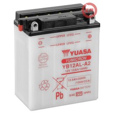 BATTERIA YUASA YB12AL-A2=A 12V 12Ah APRILIA SCARABEO 200 2009 2010 2011