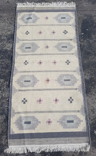 Vintage Traditional Handmade Beautiful Turkish Kilim Floor Rug Carpet 158x74 cm