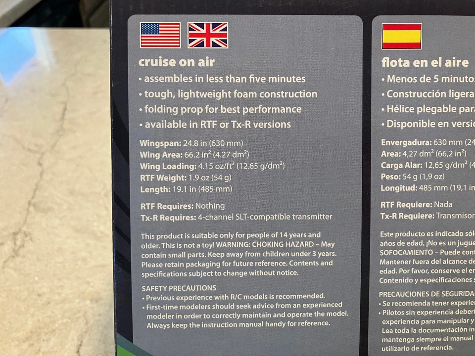 Flyzone Micro Calypso RC Glider Airplane - TxR Version - Image 2 of 4