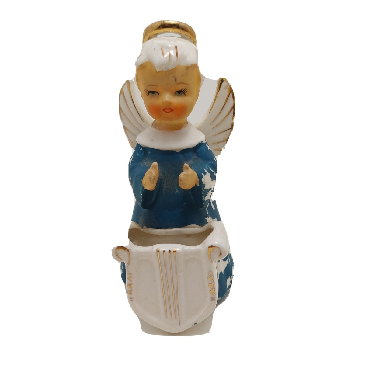 Vintage 1962 DAVAR Originals Porcelain Little Girl Angel Figurine