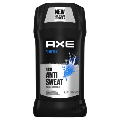 AXE Antiperspirant Stick for Men Anarchy 48 Hour Sweat and Odor Protection 2.7oz