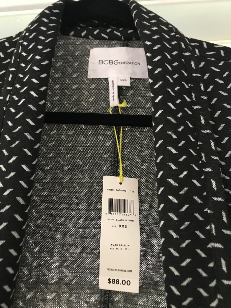 Veste BCBGeneration Heather Grey - Fermeture Zip Devant - Taille M - Neuf Avec étiquettes