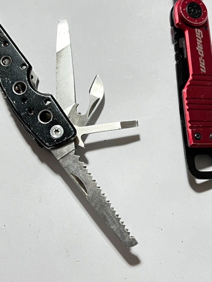 Lot of 2 Snap on Multi tool Pocket Knife eBay