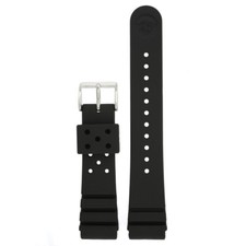 Cinturino 22mm In Gomma Verde Per Orologio Seiko Z22 - Ricambio SKX171 SKX173