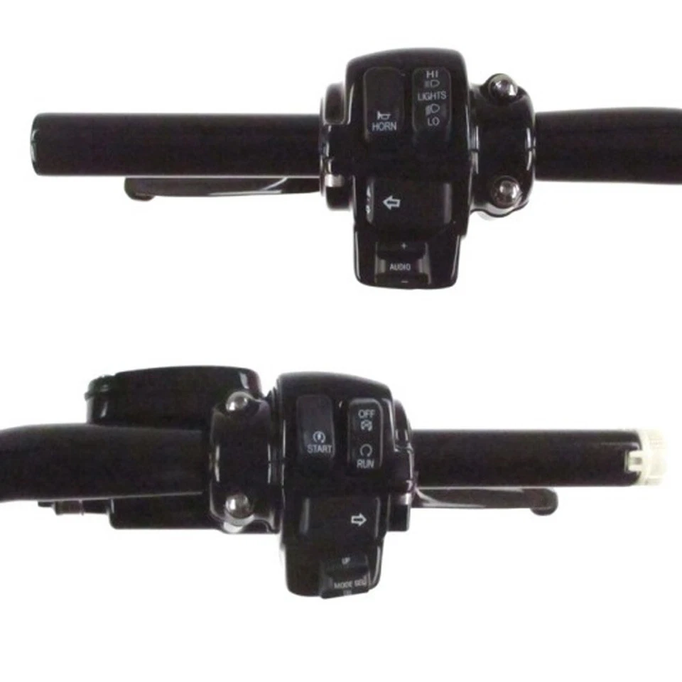 1 1/4" BBlack 18" Wild 1 Handlebar CKit 2007 Harley-Davidson Road Glide NoCruise Foto 2 de 4