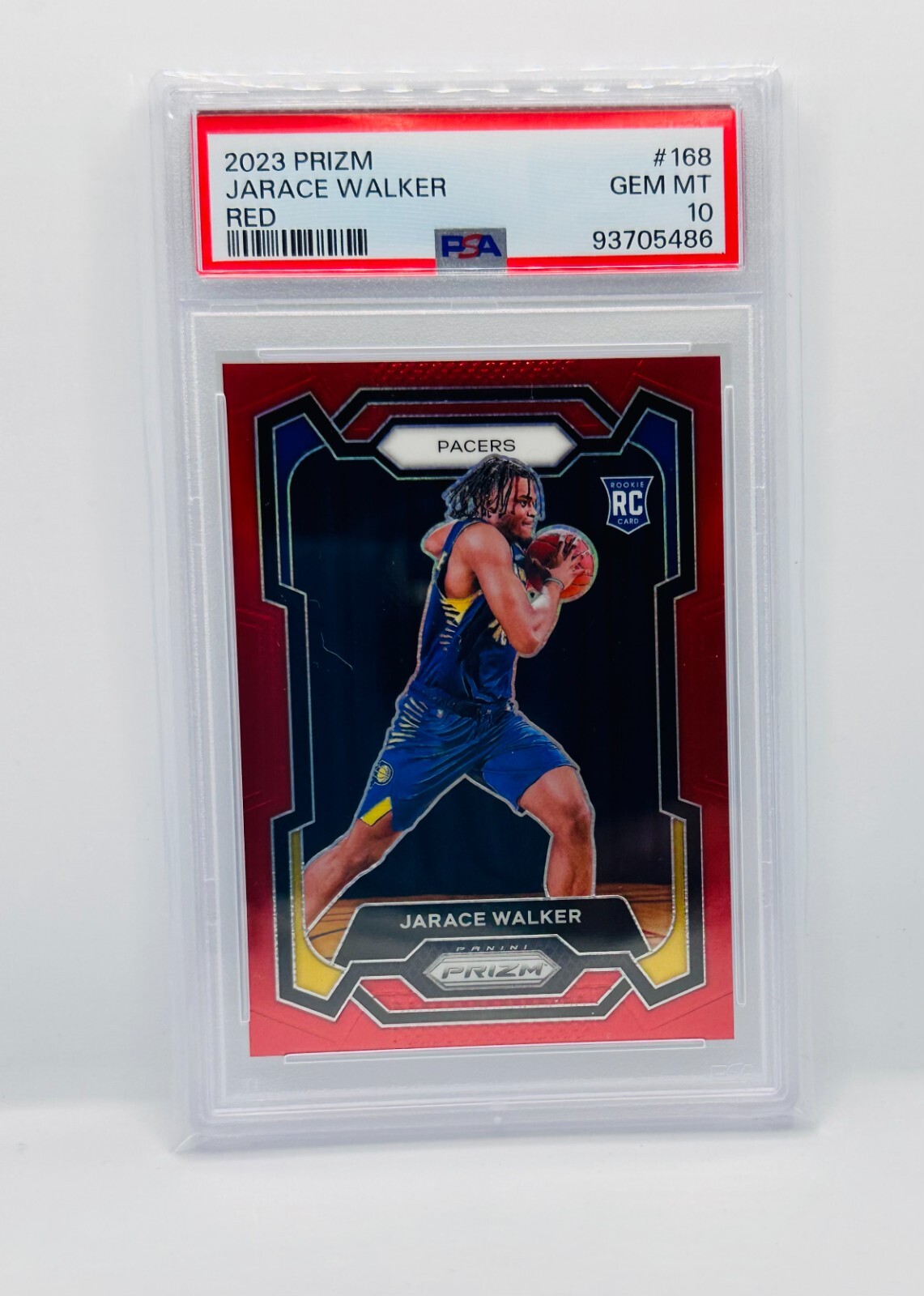 2023 Panini Prizm Red Jarace Walker PSA 10 #64/299 RC Rookie #168