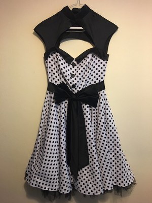 rockabilly polka dot dress
