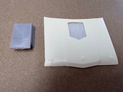 SMH Resins 1974 Duster P/S hood  w/ 3d scoop 1/25 resin