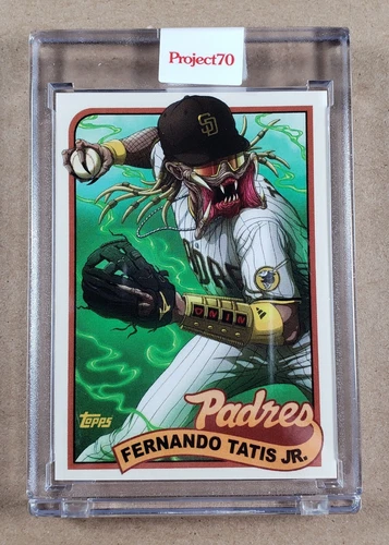 2021 Topps Project 70 Fernando Tatis Jr By Alex Pardee #411 San Diego Padres