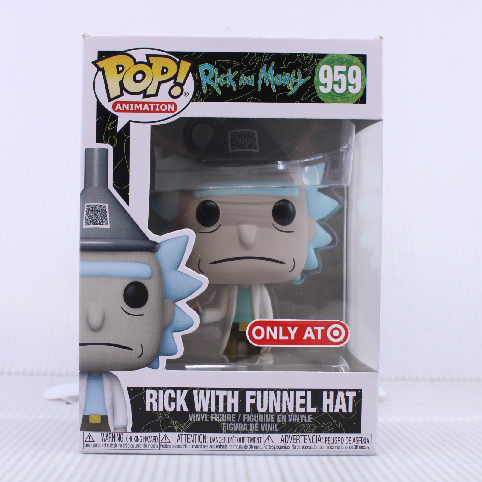 G7 Funko Pop Rick With Funnel Hat Morty Target Exclusive Vinyl Figure 959