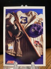 1992 Score Baseball Babe Ruth - Yankees Memorabilia Photo #879