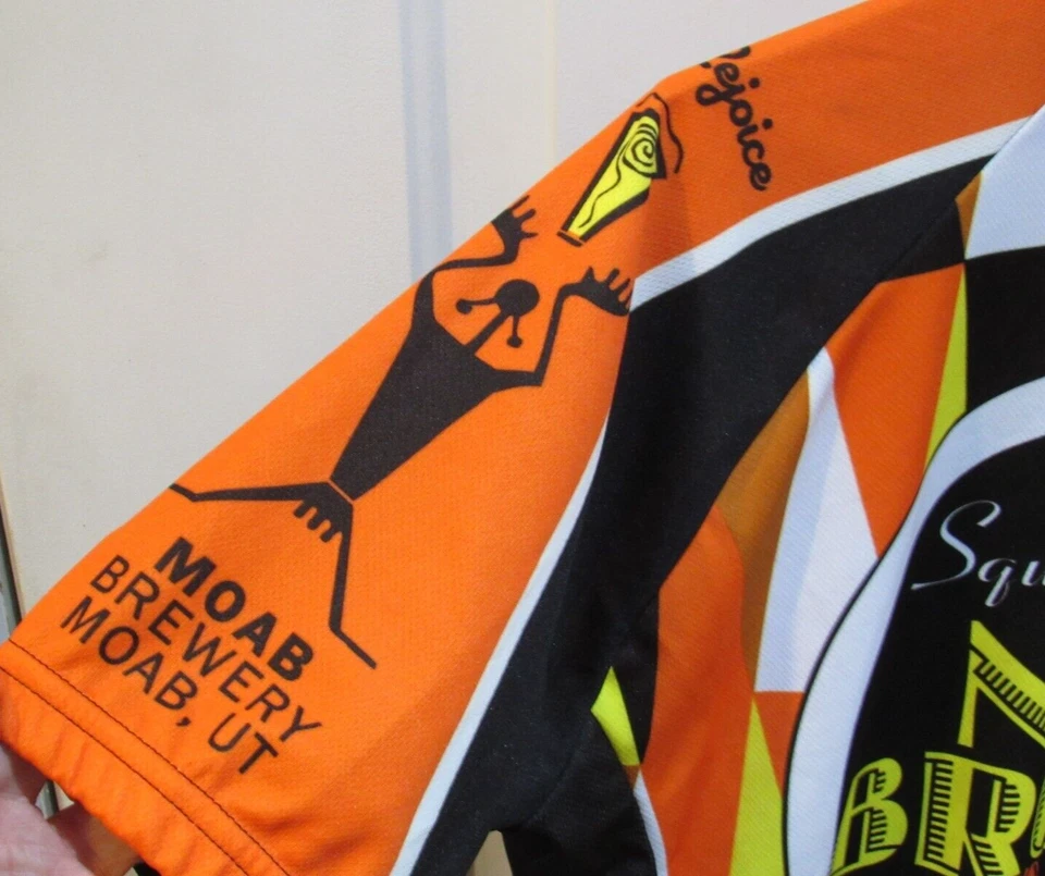 NUEVO CON ETIQUETAS “NUT BROWN ALE” Jersey de Ciclismo Adulto Talla Grande Moab Brewery Nuevo con Etiquetas Foto 4 de 4
