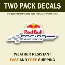 Red Bull Racing Decal Sticker Formula 1 Red Bull F1 Team Decal For Red Bull Fans