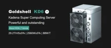 Goldshell KD6 29.2 TH/S w PSU and Silent Box