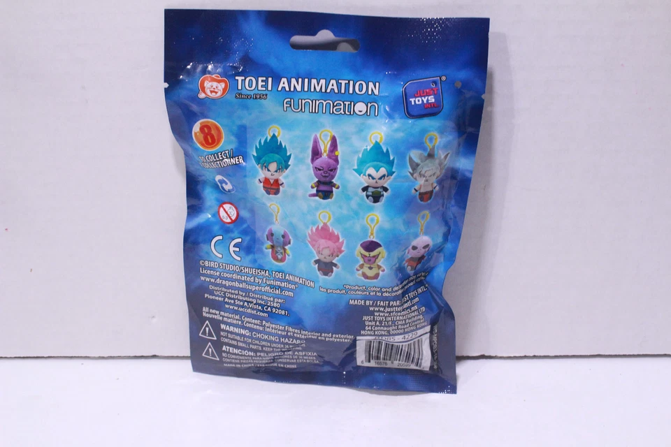 Dragon Ball Z Super Backpack Hanger Plush - Super Saiyan Blue Goku TOEI NEW - Изображение 3 из 3