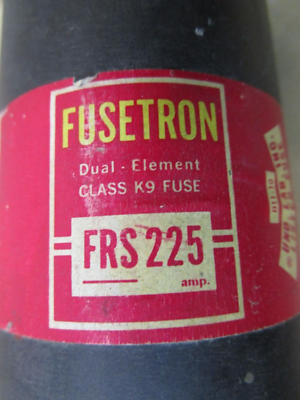 Bussmann Fusetron Dual Element Class K9 Fuse FRS 225 Lot of 3