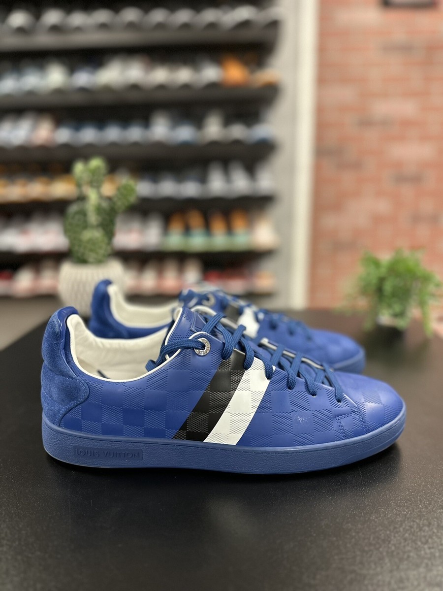 「正規品」Louis Vuitton ネイビー スニーカー 中古・古着通販】LOUIS VUITTON (ルイ ヴィトン) スニーカー ネイビー