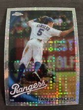 2010 Topps Chrome Ian Kinsler #30 Xfractor Refractor Texas Rangers