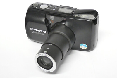 Olympus mju Zoom 105 analoge Kompaktkamera 35-105 Objektiv mju Blitz defekt
