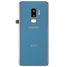 Back Glass with Camera Lens for Samsung Galaxy S9 Coral Blue OEM Replacement