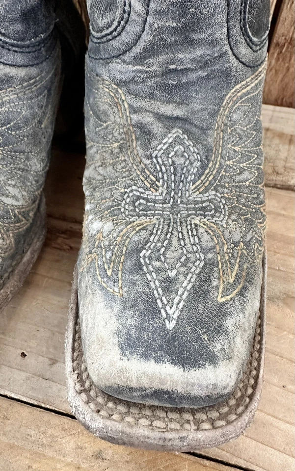 Botas vaqueras vaqueras Corral marrón niños talla 2 A1032 vaquera Foto 4 de 4